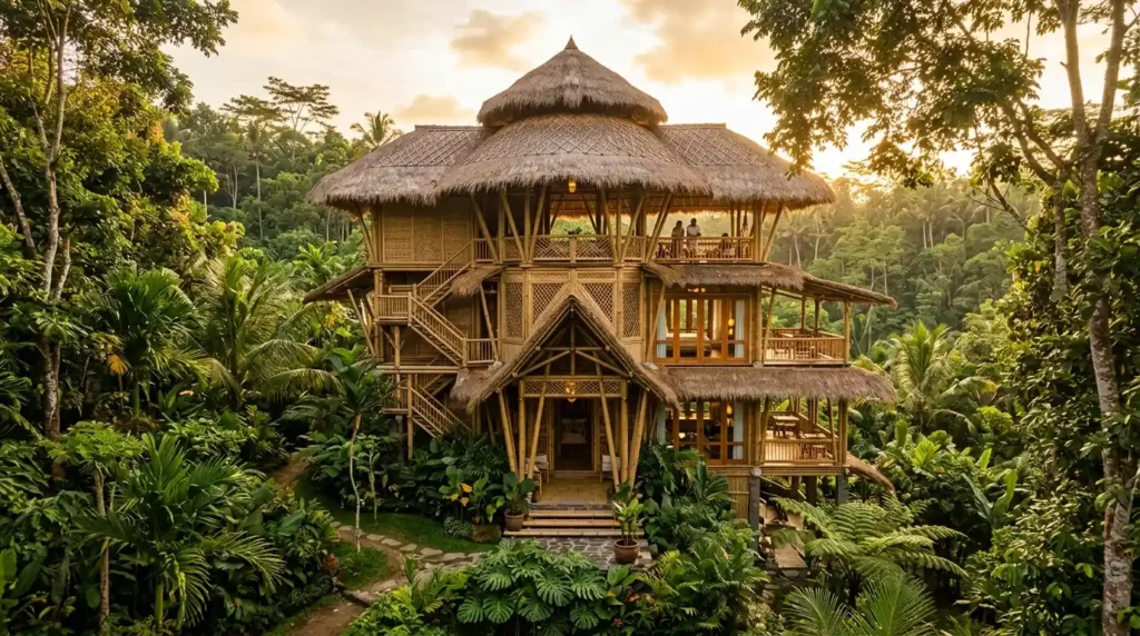 bamboo houses