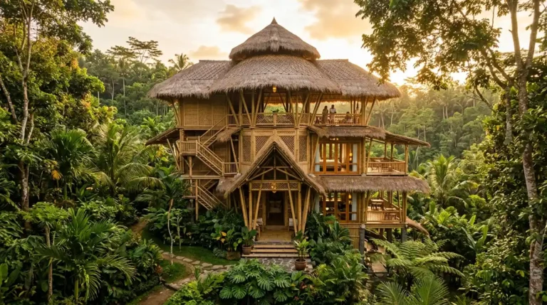 bamboo houses