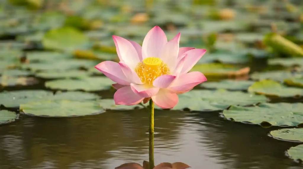lotus and flower
