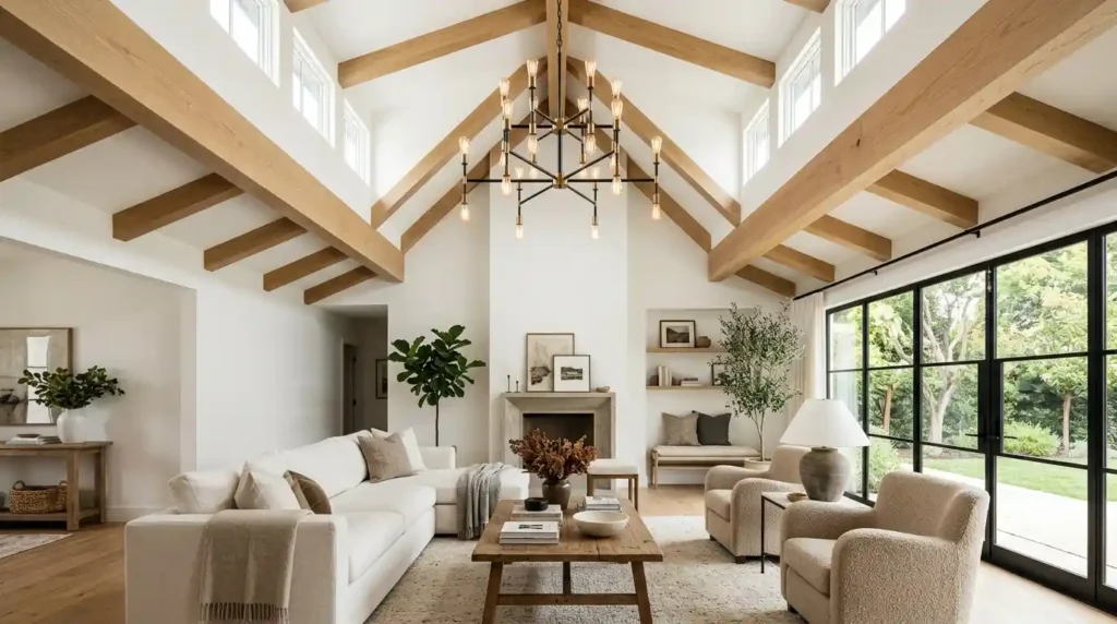 vaulted ceiling