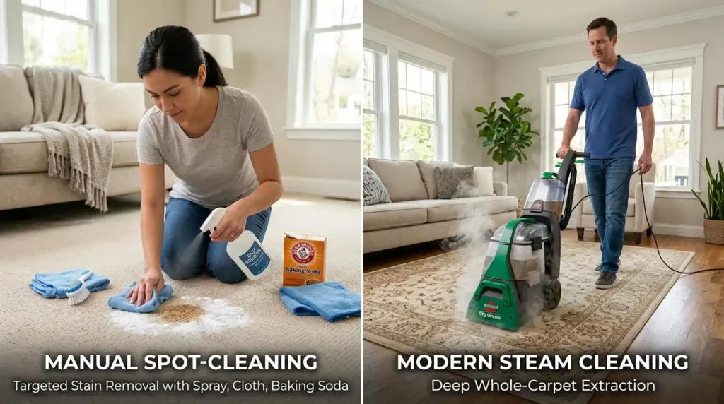 How to clean a carpet