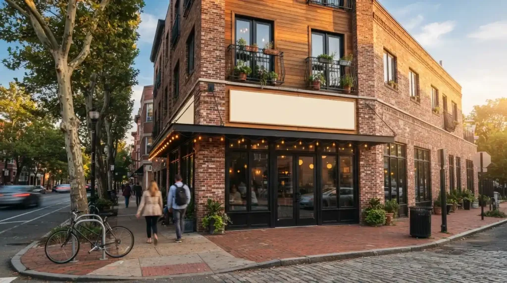 small mixed use building design